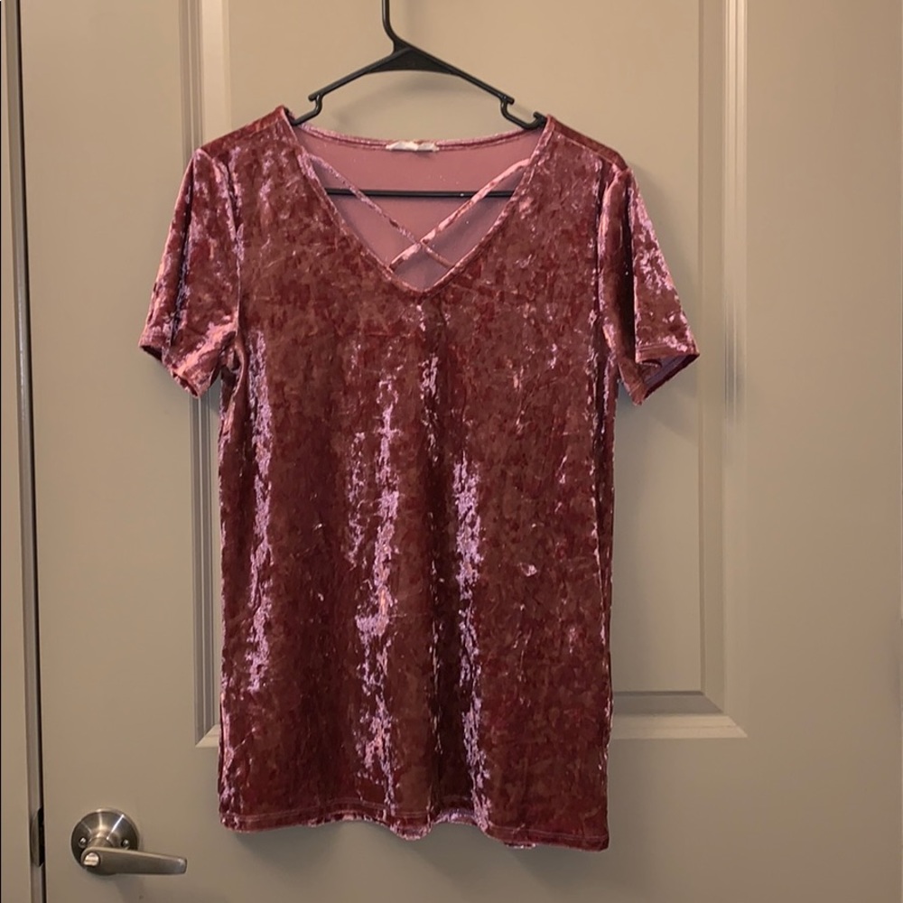 Pink Velvet blouse